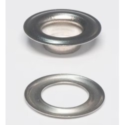 PLASTGrommet Nickel Plated Steel Eyelet 15.2mm x 500