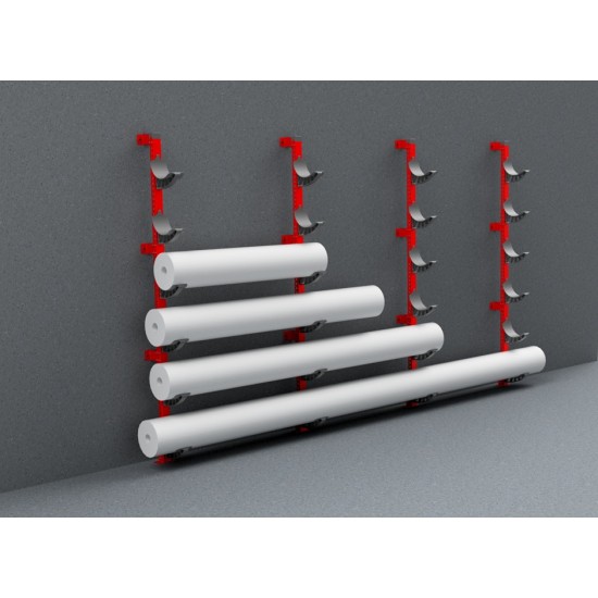 PLASTGrommet Jumbo Wall Rolls Storage