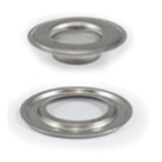 PLASTGrommet Steel Flat Eyelet 12mm x 7000)