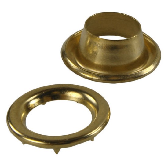 PLASTGrommet Brass Flat Eyelet 12mm x 7000