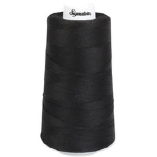 Recycled Cotton Cone Black 5000m